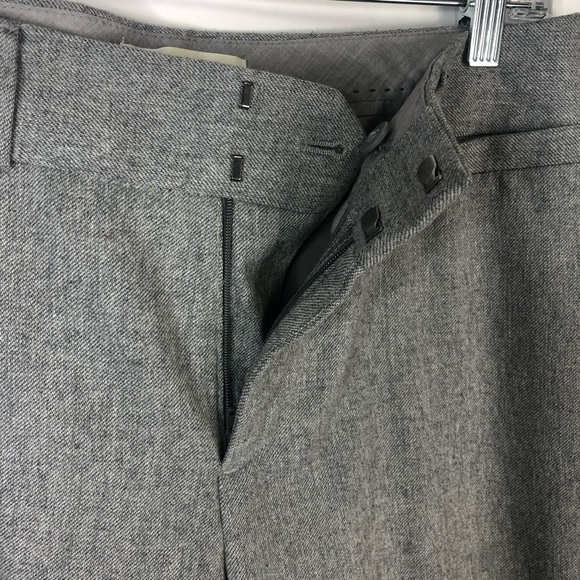 Banana Repiblic Martin fit gray wool blend lined pants size 8 - Picture 4 of 10